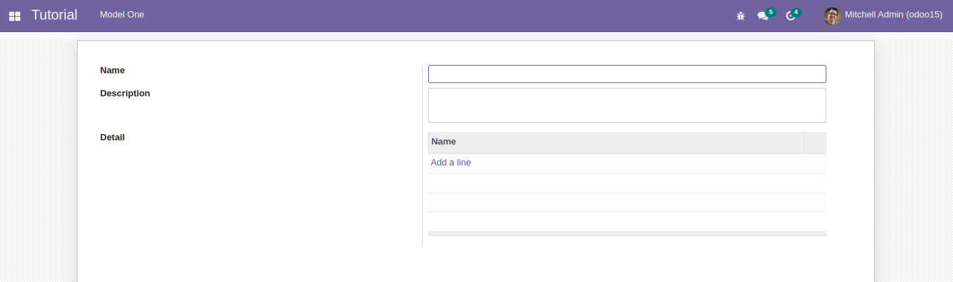 action window with inline target in odoo